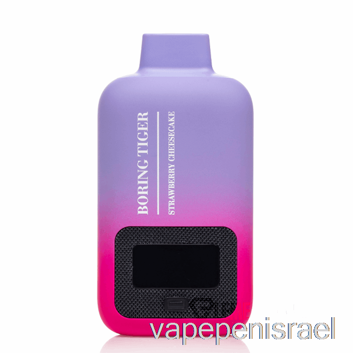 חד פעמי Vape Israel Luffbar Boring Tiger 25000 עוגת גבינה תותים חד פעמית